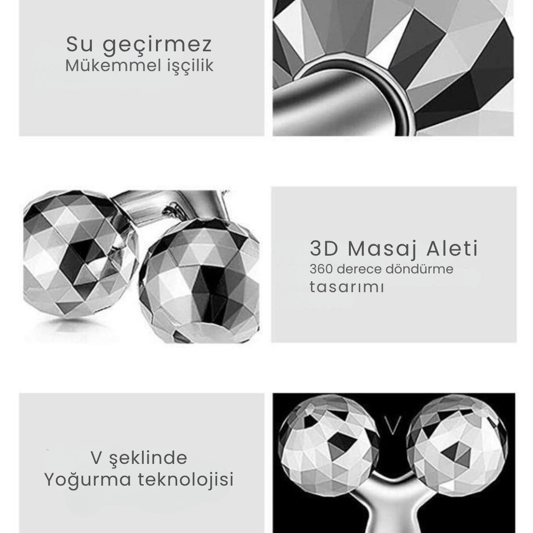 3D Yüz ve Vücut Masaj Aleti
